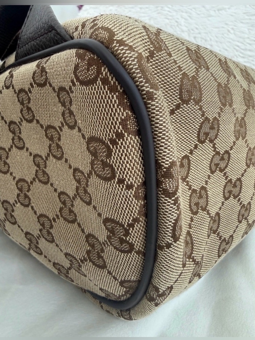 Gucci GG Canvas Backpack Beige Supreme Large 449906 Unused - Picture 9 of 15